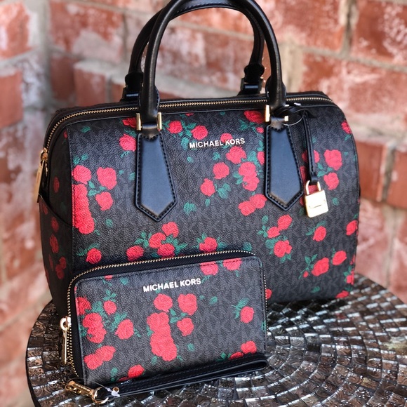 Michael kors Hayes LG duffel bag with wallet set - Picture 2 of 8